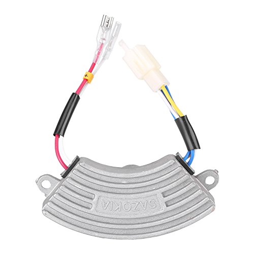 Regulador de tensión para generador de gasolina 1 Akozon Regulador automático de tensión AVR para generador de gasolina monofásico 2KW-3,5 KW