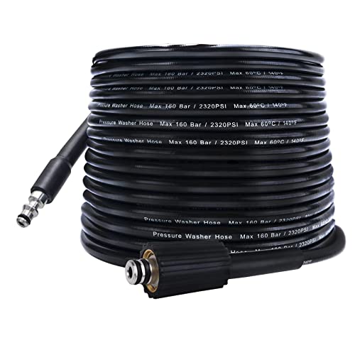 Manguera alta presión parkside 1 Bear Force manguera de repuesto para hidrolimpiadora 10 m * 160 bar, compatible con limpiadora de alta presión Lavor Wash
