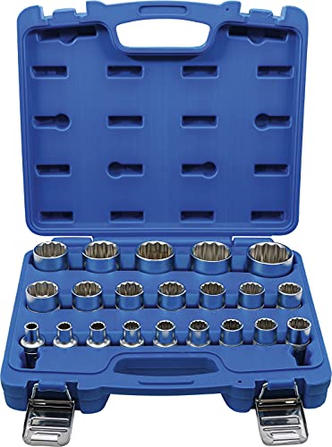 Llaves de vaso 12 caras 1 BGS 2267 | Juego de llaves de vaso 12 caras | entrada 12,5 mm (1/2") | 8 - 36 mm | 21 piezas