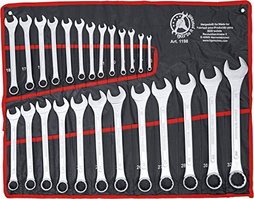 Llaves combinadas acesa 1 BGS Diy 1198 | Juego de llaves combinadas | 6 - 32 mm | 25 piezas