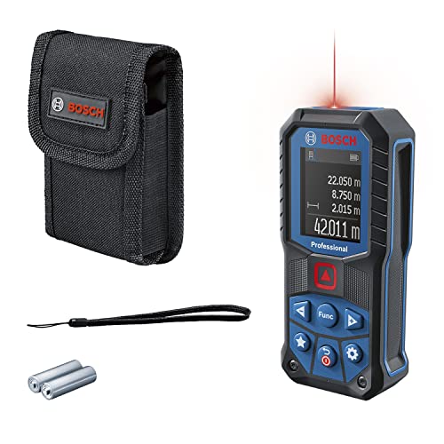 Medidor laser bosch glm 50 1 Bosch Professional Medidor Láser GLM 50-22 (alcance: hasta 50 m, robusto, IP65, ±1,5 mm*, 2 pilas AA, correa de sujeción, funda)