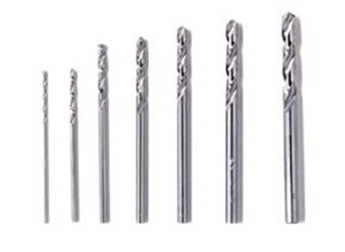 Brocas para dremel 1 Dremel 628 - Brocas de precisión, Juego de accesorios con 7 brocas multiuso para herramienta rotativa