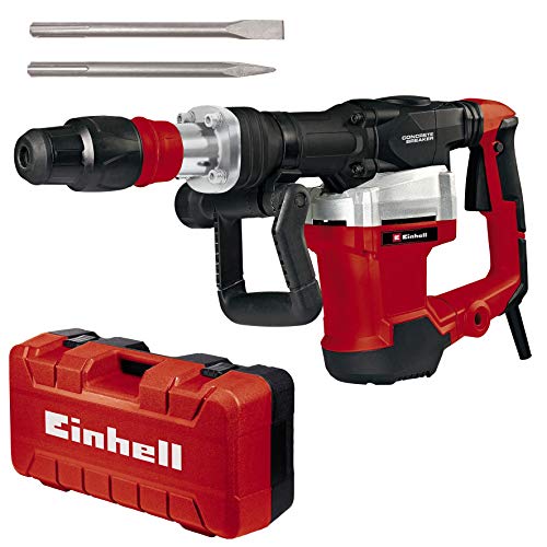 Lidl martillo perforador parkside 1 Einhell Martillo de demolición TE-DH 32 (1500 W, 32 J, 1900 min-1, portaherramientas SDS-max, mango principal amortiguado contra las vibraciones+empuñadura suave, incl. cincel de punta/plano, e-box)