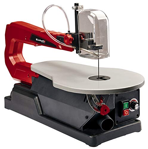 Sierra de marquetería parkside pdks 120 a2 1 Einhell Sierra de marquetería TC-SS 405 E (120 W, altura de carrera 14 mm, altura de corte máx. 52 mm, tamaño de la mesa 408 x 250 mm, extracción de polvo)