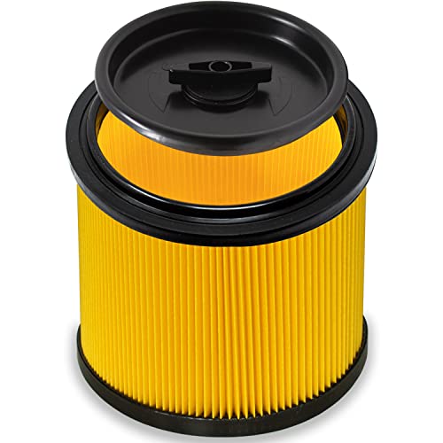 Filtro Lavabile Kallefornia K706 Per Aspirapolvere Parkside PNTS 1500 B3 - Filtro A Pieghe Rotondo In PES (Classe M)