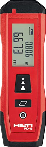 Taladro casals repuestos 1 Hilti 2190182 Medidor láser de Distancia PD-S (hasta 60m, diseño Compacto, para medir distancias y áreas con Pantalla para entornos Oscuros y Teclado intuitivo con Memoria. Funda)