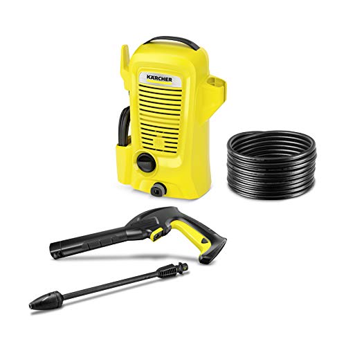 Parkside limpiadora portátil a presión opiniones 1 Kärcher Hidrolimpiadora de alta presión K 2 Universial Edition - presión 110 bar, caudal 360 l/h, pistola de alta presión, peso 3,8 kg, Color amarillo/negro