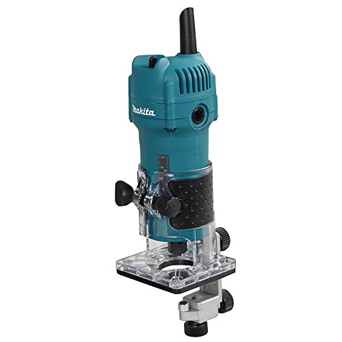 Fresadora madera segunda mano 1 Makita 3709 Herramienta, 530 W, Negro, Azul, 0