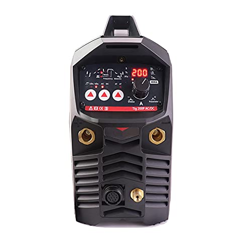 Mejor maquina de soldar aluminio 1 Mejoras para el hogar Soldador de aluminio ACDC TIG Máquina de soldadura 200A Pulso digital TIG/MMA Legumbres TIGNO Maquina de soldar