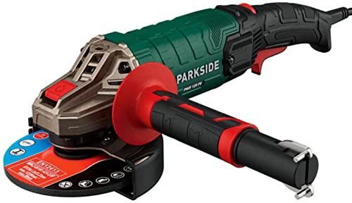 Parkside pws 125 1 Parkside - Amoladora angular PWS 125 F6 1200 W ángulo amoladora 230 V enchufe UE, Verde Oscuro, Negro, Plata,rojo