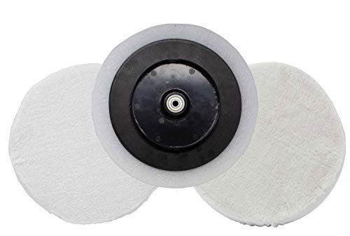 Parkside pwp 90 b2 1 Parkside Juego de pulido para pulidora PWP 90 B2 - LIDL IAN 104097, 273271 plato de pulido, campana de rizo, cubierta de piel sintética