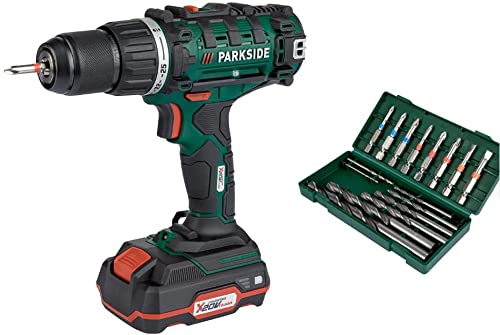 Taladro parkside 20v 1 Parkside - Taladro inalámbrico (20 V, PABS 20-Li E6, con batería y cargador)
