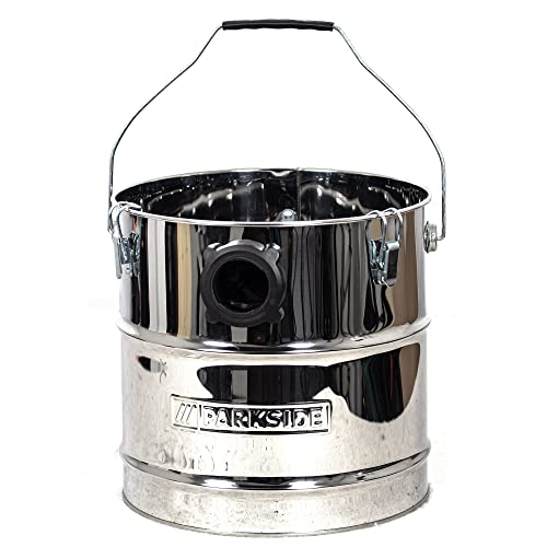 Filtro de aire aspirador parkside 1 Piezas de repuesto y accesorios para aspiradora de cenizas Parkside PAS 1200 C2 - LIDL IAN 383499 Depósito de metal, filtro de aire, filtro de ceniza, tubo de aspiración (contenedor)