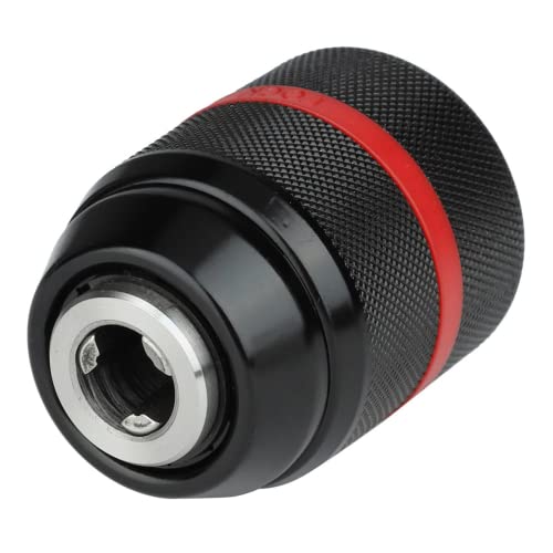 Cabezal taladro 1 Taladro Chuck Universal sin Llave de Cambio Rápido, Portabrocas Manual sin Llave Mount 1/2-20UNF 1~13mm Portabrocas Autoajustable para Múltiples Propósitos