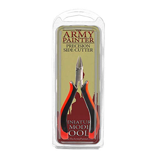 Alicates modelismo 1 The Army Painter | Precision Side Cutters | Pinza de Corte para Modelos de Plástico, Resina y Metal | Herramienta de Corte de Precisión de Acero Inoxidable | adaptada para Ensamblaje de Figuras