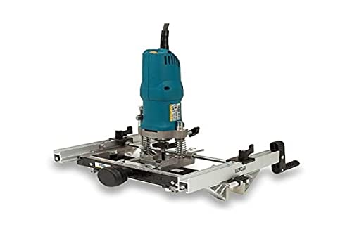 Fresadora para bisagras 1 VIRUTEX 2900805 - Fresadora de herrajes FR129VB 230V 1000W pinza 8mm 27.000 rpm + kit bisagras invisibles 16 mm con maletín 4,3 Kg